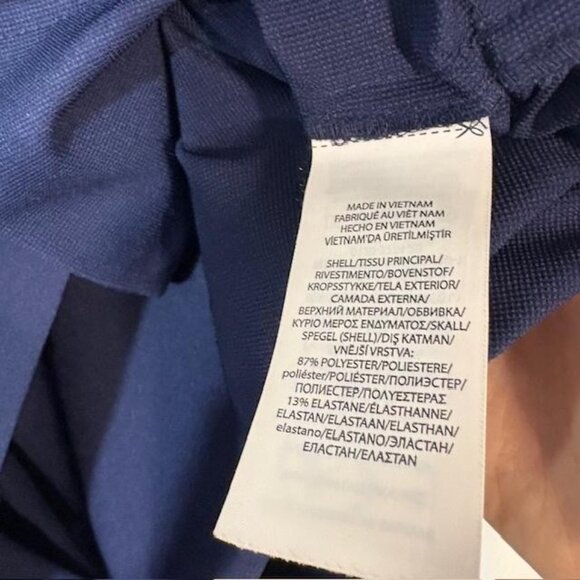 RLX Ralph Lauren Shorts Womens Small Navy Pleated Golf Athletic Stretch Active - Picture 7 of 10